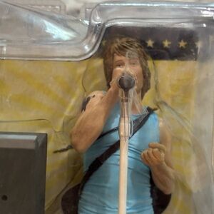 NWT Bon Jovi Blue Tank Top Musician Action Figure still in the box
